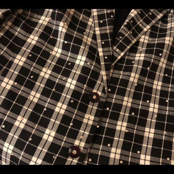 Vintage 1980’s Criscione NY Plaid Blazer - Picture 8 of 14